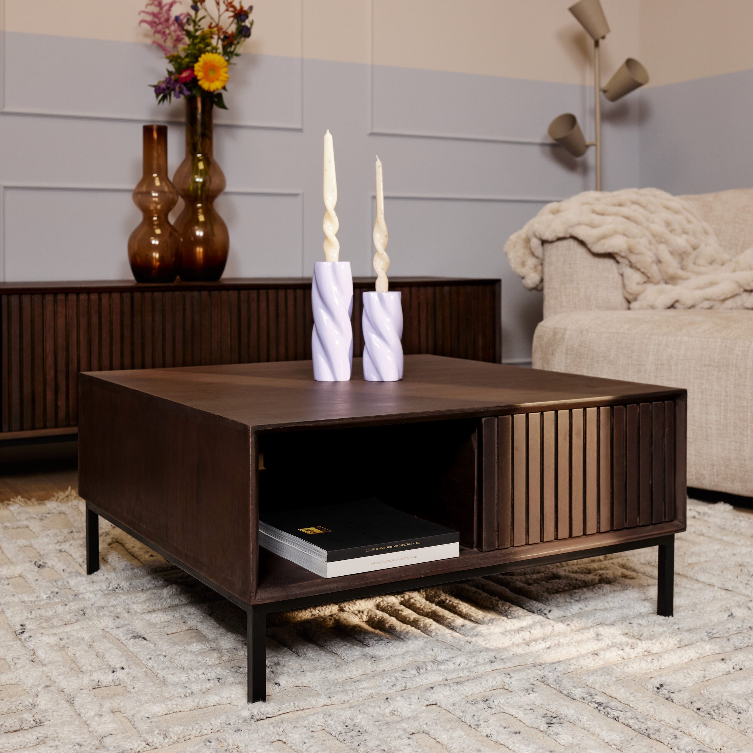 Lush Salontafel - Bruin - Mangohout – foto 2