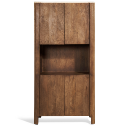 Lex Wandkast - Bruin - Hout - Marmer