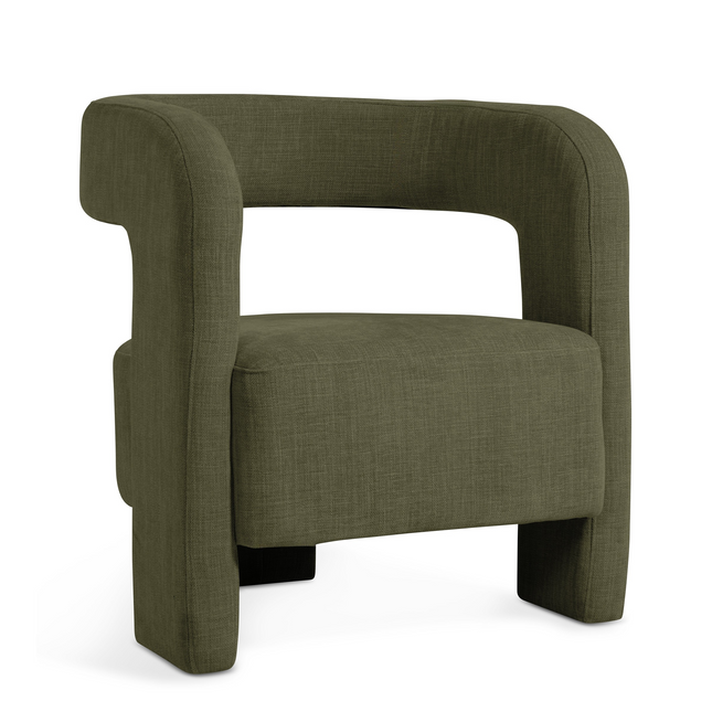 Douwe Fauteuil - Groen - Textiel