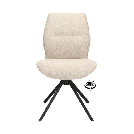 Juno Eetkamerstoel - Beige - Lodge – foto 2