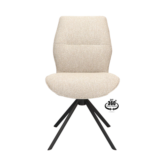 Juno Eetkamerstoel - Beige - Lodge – foto 2