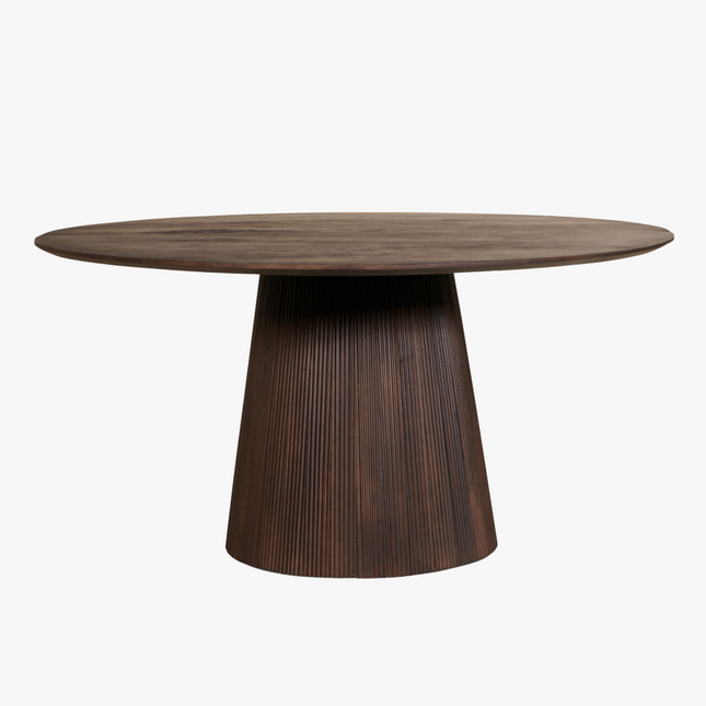 Bas Eettafel - Donkerbruin - ø150 cm