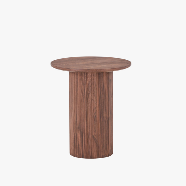 Sebas Bijzettafel - Walnoot - ø40 cm – foto 2