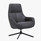Hav Fauteuil - Antraciet - Microleder