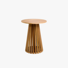 Bruce Bijzettafel - Naturel - ø40 cm