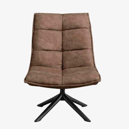 Flo Fauteuil - Taupe - Microleder – foto 3