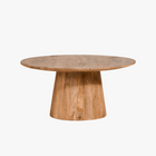 Max Bijzettafel - Lichtbruin - ø80cm