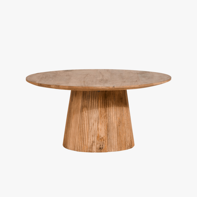 Max Bijzettafel - Lichtbruin - ø80cm