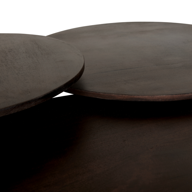 Sophie Bijzettafel - Donkerbruin – detail