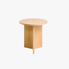Luca Bijzettafel - Naturel - ø43 cm