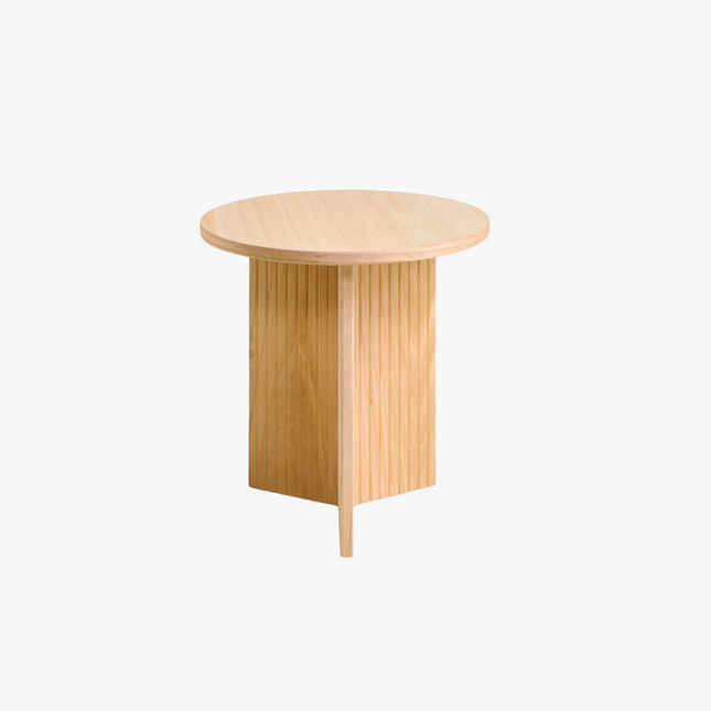 Luca Bijzettafel - Naturel - ø43 cm