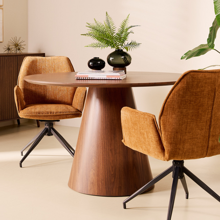Joska Eettafel - Walnoot - ø120cm – foto 2