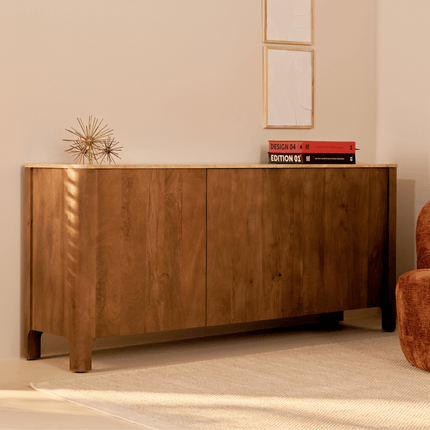 Lex Dressoir - Bruin - 180x80x45cm – foto 2