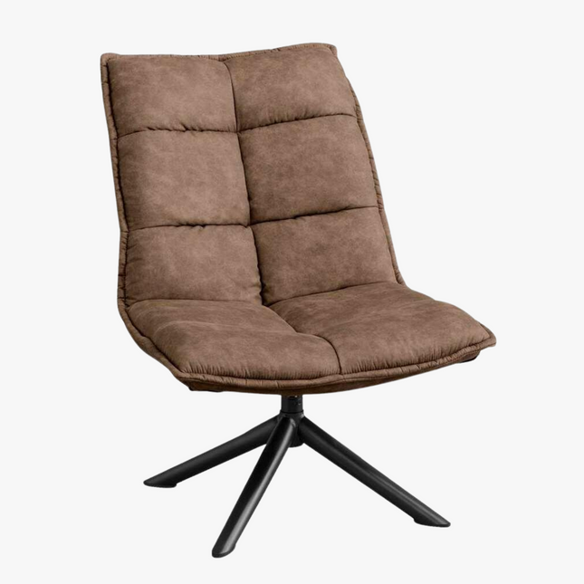 Flo Fauteuil - Taupe - Microleder