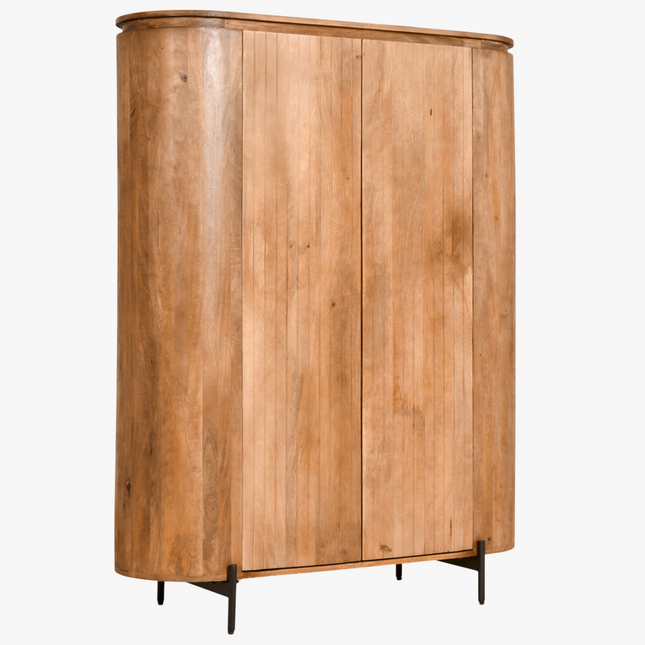 Noah Wandkast - Lichtbruin - 115 cm