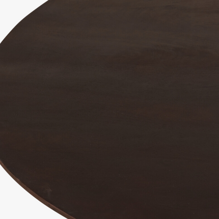 Bas Eettafel - Donkerbruin - ø150 cm – foto 3