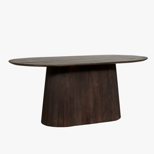 Lunelle Eettafel - Donkerbruin - 200 cm – foto 2
