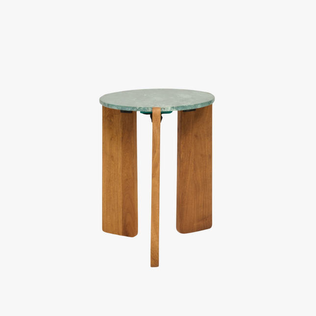 Levi Bijzettafel - Groen - ø39cm