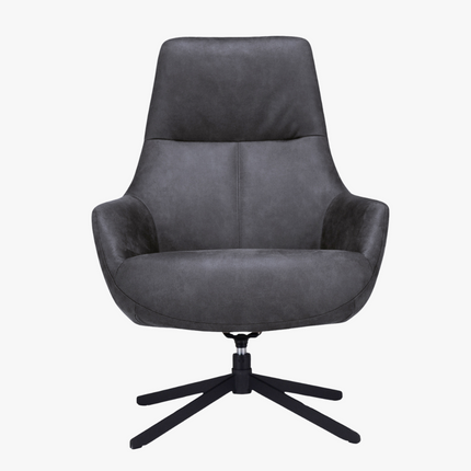 Hav Fauteuil - Antraciet - Microleder – foto 2