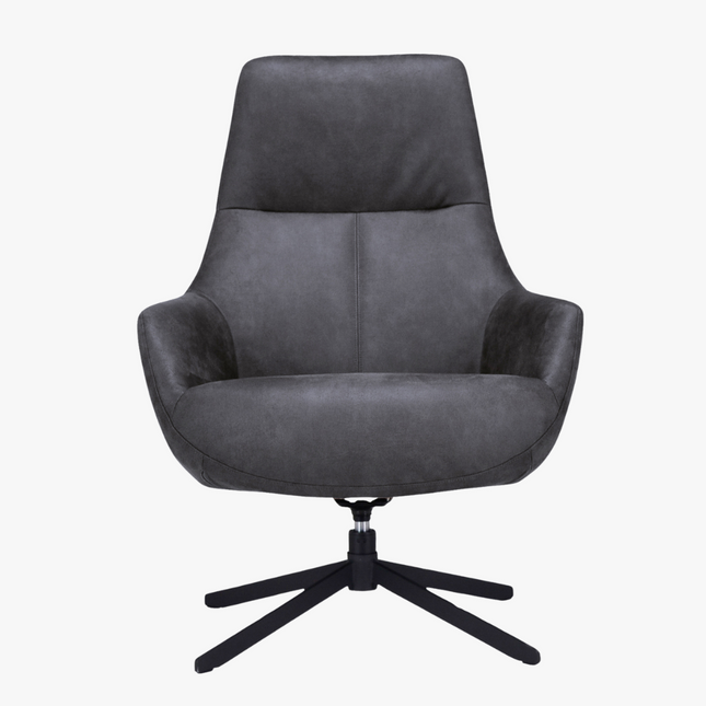 Hav Fauteuil - Antraciet - Microleder – foto 2