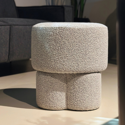 Nordic Poef - Naturel - Bouclé – foto 4