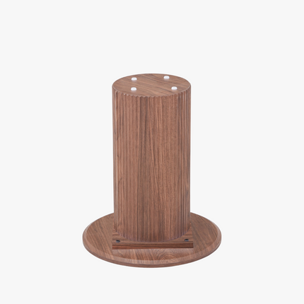 Sebas Bijzettafel - Walnoot - ø40 cm – foto 4