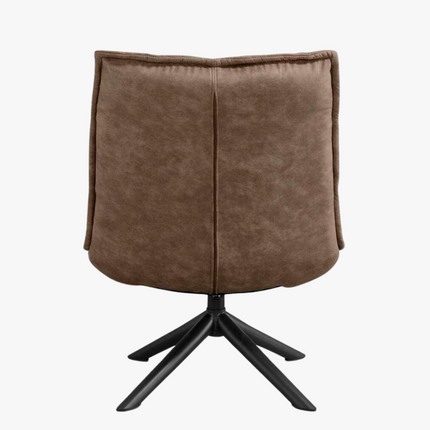 Flo Fauteuil - Taupe - Microleder – foto 5