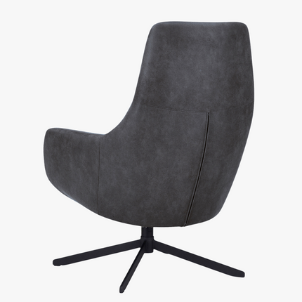 Hav Fauteuil - Antraciet - Microleder – foto 3