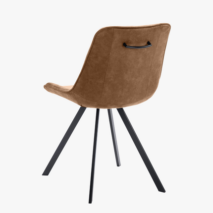 Erik Eetkamerstoel - Camel - Microleder – foto 3