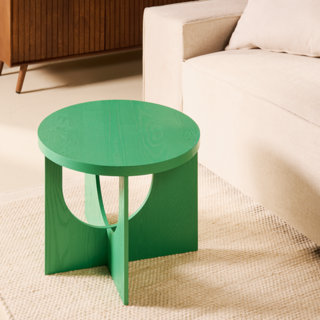 Thijs Bijzettafel - Groen - ø50 cm – foto 2