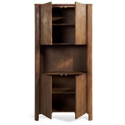 Lex Wandkast - Bruin - Hout – foto 3