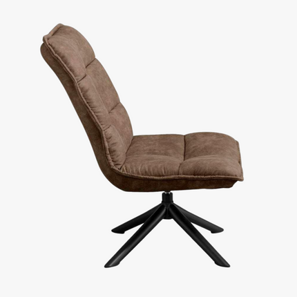 Flo Fauteuil - Taupe - Microleder – foto 6