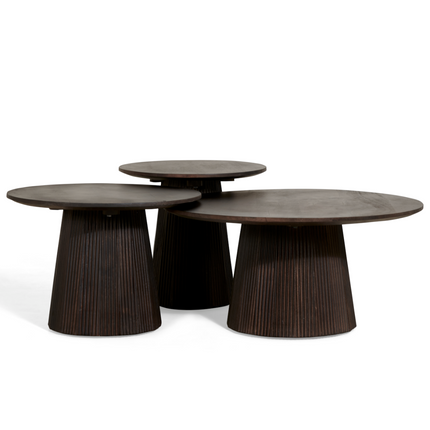 Sophie Bijzettafel - Donkerbruin - ø60cm – foto 2
