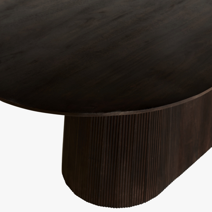 Lunelle Eettafel - Donkerbruin - 200 cm – foto 4