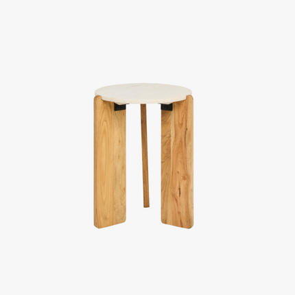Levi Bijzettafel - Lichtbruin - ø39cm – foto 6