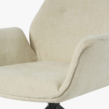 Teun Eetkamerstoel - Beige - Stof – foto 3