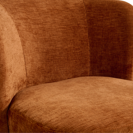 Haarlem Fauteuil - Roest - Stof – foto 3