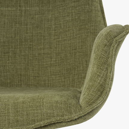 Teun Eetkamerstoel - Groen - Stof – foto 7