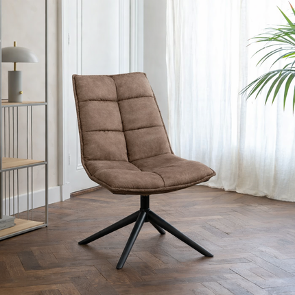 Flo Fauteuil - Taupe - Microleder – foto 2
