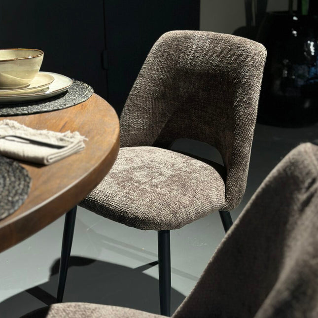 Plouc Eetkamerstoel - Taupe - Haga – foto 2