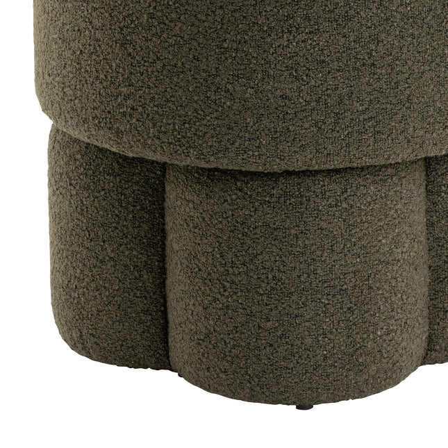 Nordic Poef - Groen - Bouclé – foto 2