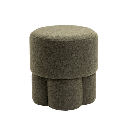 Nordic Poef - Groen - Bouclé
