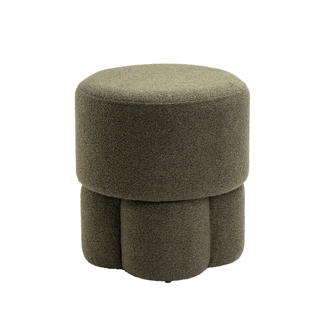 Nordic Poef - Groen - Bouclé