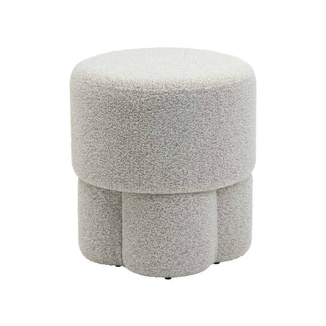 Nordic Poef - Naturel - Bouclé