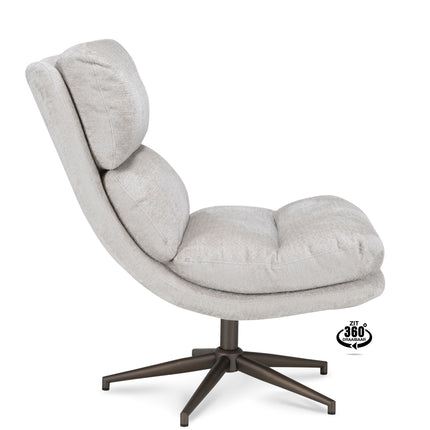 Joppe Fauteuil - Naturel - Stof movie – foto 5