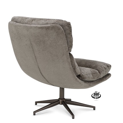 Joppe Fauteuil - Taupe - Stof movie – foto 4