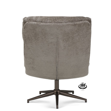 Joppe Fauteuil - Taupe - Stof movie – foto 2