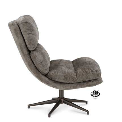 Joppe Fauteuil - Taupe - Stof movie – foto 5