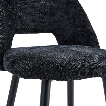 Noud Barkruk - Antraciet - Textiel – foto 4