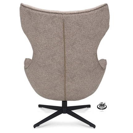 Martino Fauteuil - Zand - Stof leo – foto 2